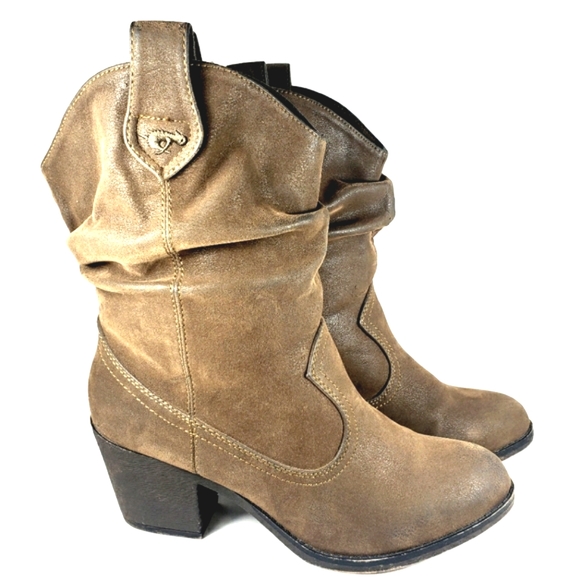 Rocket Dog Shoes Rocket Dog Sheriff Brown Faux Seude Pull On